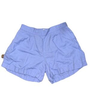 Girls Linen Blend Shorts Blue Pockets GAP Kids Blue/Periwinkle Size XL